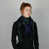 Kufiya - black - Tie dye-Batik-multicolored 02 - Shemagh - Arafat scarf
