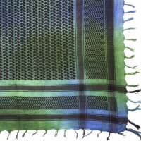 Palituch Tie dye Batik bunt schwarz 2 Kufiya PLO Tuch