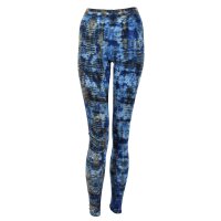 Leggings - Batik - Bamboo - blau - braun