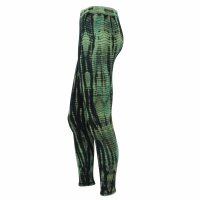 Leggings - Batik - Bamboo - black - green-khaki