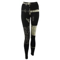 Leggings - Batik - Birch - schwarz - braun-beigebraun