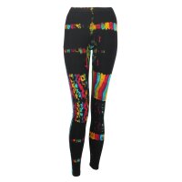 Leggings - Batik - Birch - schwarz - bunt