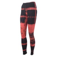 Leggings - Batik - Birch - schwarz - rot-burgund