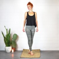 Leggings - Batik - Haze - schwarz - grau