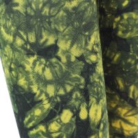 Leggings - Batik - Landscape - schwarz - gelbgrün