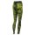 Leggings - Batik - Landscape - schwarz - gelbgrün