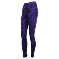 Leggings - Batik - Landscape - schwarz - lila