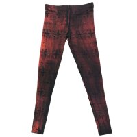 Leggings - Batik - Reptiles - black - red-burgundy