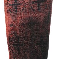 Leggings - Batik - Reptile - schwarz - rot-burgund