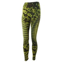 Leggings - Batik - Sun - green yellow green