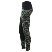 Leggings - Batik - Tread - black - green- olive green