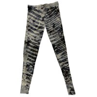 Leggings - Batik - Zebra - grau - blaugrau