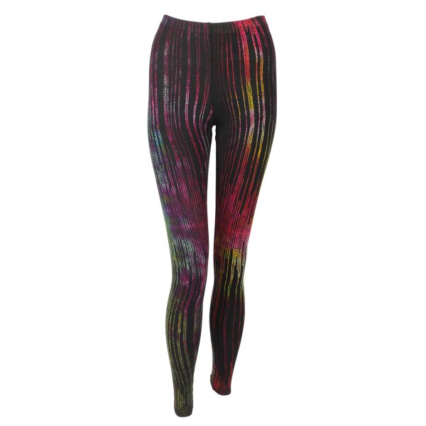 Leggings - Batik - Rain - schwarz - bunt