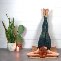 Leggings - Batik - Rain - schwarz - grün-khaki