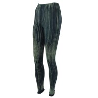 Leggings - Batik - Rain - schwarz - grün-khaki