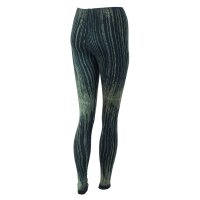 Leggings - Batik - Rain - schwarz - grün-khaki
