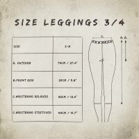 3/4 Leggings - Batik - Bamboo