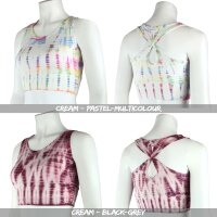 Crop Top - Racerback - Batik - Bamboo