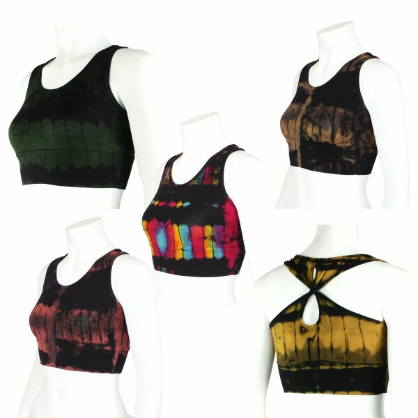 Crop Top - Racerback - Batik - Birch - different colours