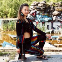 Yoga Jacke - Jersey Cardigan - Batik - Birch