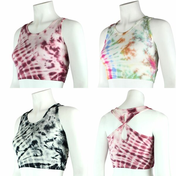 Crop Top - Racerback - Batik - Sun