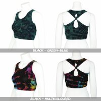 Crop Top - Racerback - Batik - Sun