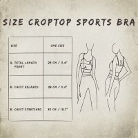 Sports Bra - Crop Top - Batik - Sun