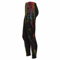 Leggings - Batik - Bamboo - black - colourful