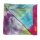 Baumwolltuch - Rainbow Spiral - tie dye - quadratisches Tuch