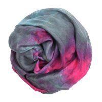 Baumwolltuch - Allover - tie dye - quadratisches Tuch