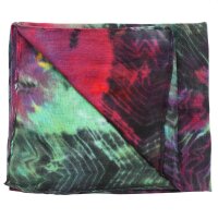 Schal - Bamboo - bunt tie dye - 40x140 cm - Halstuch