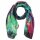 Shawl - Bamboo - colorful tie dye - 40x140 cm