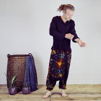 Haremshose - Pluderhose - Aladinhose - Pumphose - Goa - Batik - Modell 01