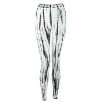 Leggings - Batik - Bamboo - creme - schwarz-grau