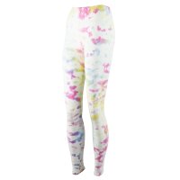 Leggings - Batik - Allover - creme - pastell-bunt