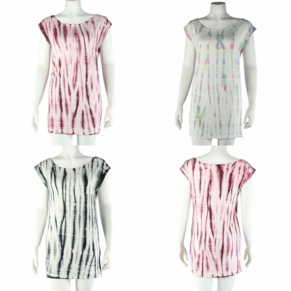 Loosefit Kleid - Longshirt - Batik - Tie dye - Bamboo