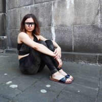 Crop Top - Racerback - Batik - Reptile
