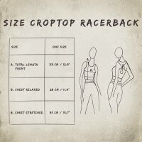 Crop Top - Racerback - Batik - Reptile
