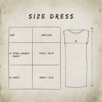 Loosefit Kleid - Longshirt - Batik - Tie dye - Tread