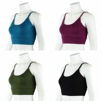 Sports Bra - Crop Top - unicoloured