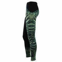 Leggings - Batik - Tread - schwarz - waldgrün