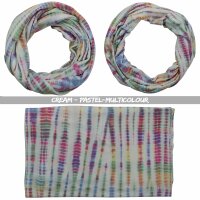 Loop Scarf - Tube Scarf - Batik - Bamboo - different colours