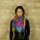 Kufiya - colourful-batik-tiedye 03 - Rainbow Spiral - Shemagh - Arafat scarf