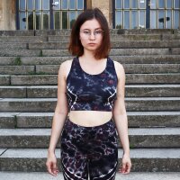 Crop Top - Racerback - Batik - Diamond