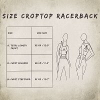 Crop Top - Racerback - Batik - Snake