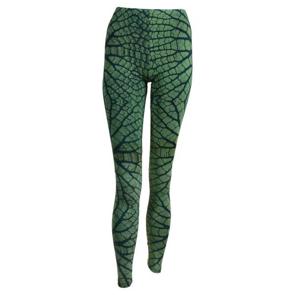 Leggings - Batik - Aridity - grün-giftgrün