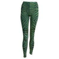 Leggings - Batik - Aridity - grün-giftgrün