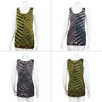 Longshirt - eng geschnitten - Batik - Tie dye - ZigZag