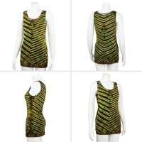 Longshirt - eng geschnitten - Batik - Tie dye - ZigZag
