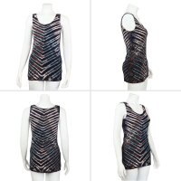 Longshirt - eng geschnitten - Batik - Tie dye - ZigZag